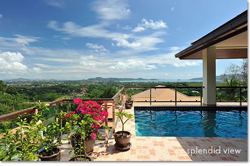 splendid view at villa for sale in Phuket